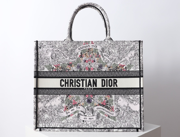 Elegant Dior Bag Replica in Replica Dior Around the World Book Tote Bag