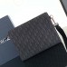 Replica Dior A5 Pouch Black Dior Oblique Jacquard