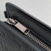 Replica Dior A5 Triangle Pouch Black Dior Gravity Leather