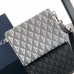 Replica Dior A5 Triangle Pouch Dior Gray CD Diamond Canvas