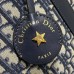 Replica Dior Large D-Vibe Bowling Bag Blue Dior Oblique Jacquard