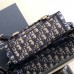 Replica Dior Small Diorcamp Bag Blue Dior Oblique Embroidery