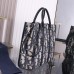 Replica Dior East-West Tote Bag Beige and Black Maxi Dior Oblique Jacquard