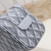 Replica Dior Toiletry Bag Gray CD Diamond Canvas
