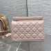 Replica Small Dior Jolie Top Handle Bag Pink Cannage Calfskin