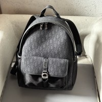 Replica Dior 8 Backpack Black Dior Oblique Jacquard