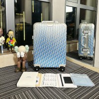 Replica Dior And Rimowa Carry On Luggage