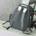 Replica Dior Maxi Gallop Backpack Deep Gray Grained Calfskin