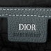 Replica Dior Maxi Gallop Backpack Deep Gray Grained Calfskin