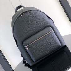 Replica Dior Rider 2.0 Zipped Backpack Black Dior Gravity Leather