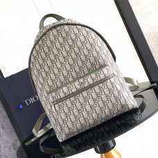 Replica Dior Rider Backpack Khaki Dior Oblique Jacquard