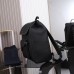 Replica Dior Saddle Backpack Black Grained Calfskin