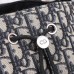 Replica Dior Saddle Backpack Beige and Black Dior Oblique Jacquard