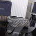 Replica Dior Saddle Tote Bag with Shoulder Strap Beige and Black Dior Oblique Jacquard
