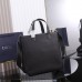 Replica Dior Saddle Tote Bag with Shoulder Strap Black Grained Calfskin