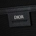 Replica Dior Saddle Zip Backpack Beige and Black Dior Oblique Jacquard