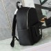 Replica Dior Saddle Zip Backpack Black Grained Calfskin