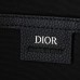 Replica Dior Saddle Zip Backpack Black Dior Oblique Jacquard