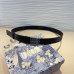 Replica Miss Dior Graffiti Belt black