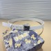 Fake Miss Dior Graffiti Belt white