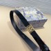 Miss Dior Graffiti Belt black patent