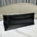 Replica Large Dior Book Tote Black Macrocannage Calfskin