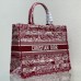 Dior Book Tote Burgundy 