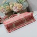 Replica Large Dior Book Tote Raspberry Toile de Jouy Reverse Embroidery