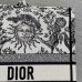 Replica Large Dior Book Tote White and Black Toile de Jouy Soleil Embroidery