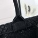 Replica Medium Dior Book Tote Black D-lace Butterfly Embroidery With 3d Macrame Effect