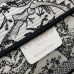 Replica Medium Dior Book Tote White and Black Toile de Jouy Soleil Embroidery