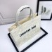 Replica Medium Dior Book Tote White D-lace Butterfly Embroidery With 3d Macrame Effect