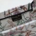 Replica Medium Dior Book Tote White Multicolor Dior Herbarium Embroidery