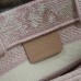 Replica Mini Dior Book Tote Pink Toile de Jouy Reverse Embroidery