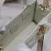 Replica Mini Dior Book Tote Latte Macrocannage Calfskin