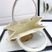 Replica Small Dior Book Tote White D-lace Butterfly Embroidery With 3d Macrame Effect