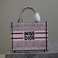 Replica Small Dior Book Tote White