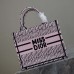 Replica Small Dior Book Tote White