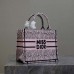 Replica Small Dior Book Tote White