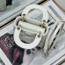 Lady Dior Micro Bag white