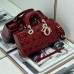 Medium Lady D-Joy Bag red