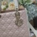 Replica Medium Lady Dior Bag Two-Tone Latte and Powder Pink Cannage Lambskin