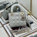 Mini Lady Dior Bag gray