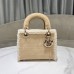 Mini Lady Dior Shearling Bag