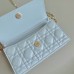 Replica My Dior Mini Bag Placid Blue Cannage Lambskin