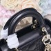 Replica Small Lady Dior Bag Black Cannage Lambskin