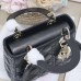 Replica Small Lady Dior Bag Black Cannage Lambskin