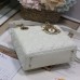 Replica Small Lady Dior Bag White Cannage Lambskin