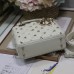 Replica Mini Lady Dior My ABCDior Bag Latte Cannage Lambskin with Gold-Finish Zodiac Sign Studs