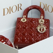 Elegant Dior Bag Replica in Classic Small Lady Dior Bag Red